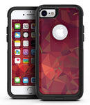 Red Geometric V2 - iPhone 7 or 7 Plus Commuter Case Skin Kit
