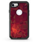 Red Geometric V2 - iPhone 7 or 8 OtterBox Case & Skin Kits
