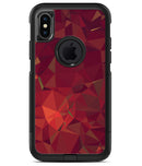 Red Geometric V2 - iPhone X OtterBox Case & Skin Kits