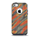 Red, Green and Black Abstract Traditional Camouflage Skin for the iPhone 5c OtterBox Commuter Case
