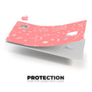 Red Jester hats, and Balloons - Premium Protective Decal Skin-Kit for the Apple Credit Card