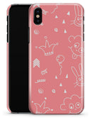 Red Jester hats, and Balloons - iPhone X Clipit Case