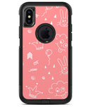 Red Jester hats, and Balloons - iPhone X OtterBox Case & Skin Kits