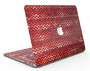 Red Multi Watercolor Chevron - MacBook Air Skin Kit