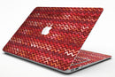 Red Multi Watercolor Chevron - MacBook Air Skin Kit