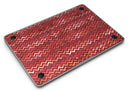 Red Multi Watercolor Chevron - MacBook Air Skin Kit