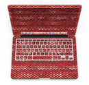 Red Multi Watercolor Chevron - MacBook Pro with Retina Display Full-Coverage Skin Kit