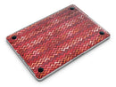 Red Multi Watercolor Chevron - MacBook Pro with Retina Display Full-Coverage Skin Kit