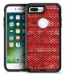 Red Multi Watercolor Chevron - iPhone 7 Plus/8 Plus OtterBox Case & Skin Kits
