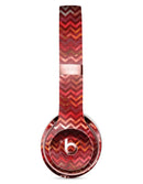Red Multi Watercolor Chevron Full-Body Skin Kit for the Beats by Dre Solo 3 Wireless Headphones