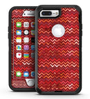 Red Multi Watercolor Chevron - iPhone 7 Plus/8 Plus OtterBox Case & Skin Kits