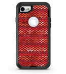 Red Multi Watercolor Chevron - iPhone 7 or 8 OtterBox Case & Skin Kits