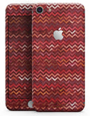 Red Multi Watercolor Chevron - Skin-kit for the iPhone 8 or 8 Plus