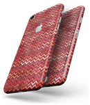 Red Multi Watercolor Chevron - Skin-kit for the iPhone 8 or 8 Plus