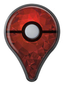 Red Orange Geometric V13 Pokémon GO Plus Vinyl Protective Decal Skin Kit