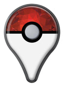 Red Orange Geometric V13 Pokémon GO Plus Vinyl Protective Decal Skin Kit