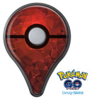 Red Orange Geometric V13 Pokémon GO Plus Vinyl Protective Decal Skin Kit