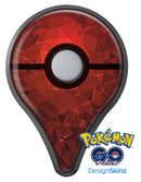 Red Orange Geometric V13 Pokémon GO Plus Vinyl Protective Decal Skin Kit