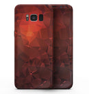 Red Orange Geometric V13 - Samsung Galaxy S8 Full-Body Skin Kit