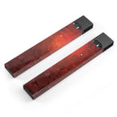 Red Orange Geometric V13 - Premium Decal Protective Skin-Wrap Sticker compatible with the Juul Labs vaping device