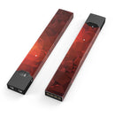 Red Orange Geometric V13 - Premium Decal Protective Skin-Wrap Sticker compatible with the Juul Labs vaping device