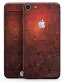 Red Orange Geometric V13 - Skin-kit for the iPhone 8 or 8 Plus