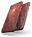 Red Orange Geometric V13 - Skin-kit for the iPhone 8 or 8 Plus