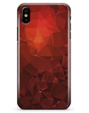 Red Orange Geometric V13 - iPhone X Clipit Case