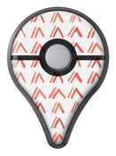 Red Orange Watercolor Pattern  Pokémon GO Plus Vinyl Protective Decal Skin Kit