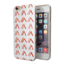 Red Orange Watercolor Pattern iPhone 6/6s or 6/6s Plus 2-Piece Hybrid INK-Fuzed Case