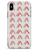 Red Orange Watercolor Pattern  - iPhone X Clipit Case