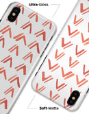 Red Orange Watercolor Pattern  - iPhone X Clipit Case