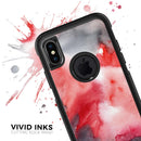 Red Pink 3 Absorbed Watercolor Texture - Skin Kit for the iPhone OtterBox Cases