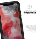 Red Pink 3 Absorbed Watercolor Texture - Skin Kit for the iPhone OtterBox Cases