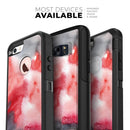 Red Pink 3 Absorbed Watercolor Texture - Skin Kit for the iPhone OtterBox Cases