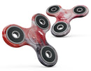 Red Pink 3 Absorbed Watercolor Texture Full-Body Fidget Spinner Skin-Kit