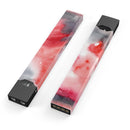 Red Pink 3 Absorbed Watercolor Texture - Premium Decal Protective Skin-Wrap Sticker compatible with the Juul Labs vaping device
