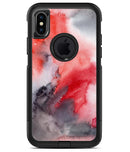 Red Pink 3 Absorbed Watercolor Texture - iPhone X OtterBox Case & Skin Kits