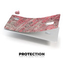 Red Slate Marble Surface V40 - Premium Protective Decal Skin-Kit for the Apple Credit Card
