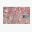 Red Slate Marble Surface V40 - Premium Protective Decal Skin-Kit for the Apple Credit Card