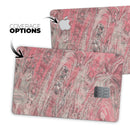 Red Slate Marble Surface V40 - Premium Protective Decal Skin-Kit for the Apple Credit Card