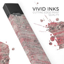 Red Slate Marble Surface V40 - Premium Decal Protective Skin-Wrap Sticker compatible with the Juul Labs vaping device