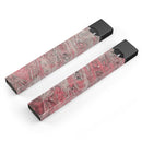 Red Slate Marble Surface V40 - Premium Decal Protective Skin-Wrap Sticker compatible with the Juul Labs vaping device