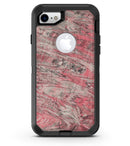 Red Slate Marble Surface V40 - iPhone 7 or 8 OtterBox Case & Skin Kits