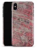 Red Slate Marble Surface V40 - iPhone X Clipit Case