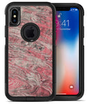 Red Slate Marble Surface V40 - iPhone X OtterBox Case & Skin Kits