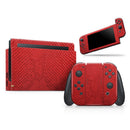 Red Snake Skin Pattern V3 // Skin Decal Wrap Kit for Nintendo Switch Console & Dock, Joy-Cons, Pro Controller, Lite, 3DS XL, 2DS XL, DSi, or Wii - Vinyl Skin Wrap for Nintendo Switch 2, OLED, Lite, Pro Controller, Wii & Classic Handhelds