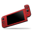 Red Snake Skin Pattern V3 // Skin Decal Wrap Kit for Nintendo Switch Console & Dock, Joy-Cons, Pro Controller, Lite, 3DS XL, 2DS XL, DSi, or Wii - Vinyl Skin Wrap for Nintendo Switch 2, OLED, Lite, Pro Controller, Wii & Classic Handhelds