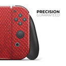 Red Snake Skin Pattern V3 // Skin Decal Wrap Kit for Nintendo Switch Console & Dock, Joy-Cons, Pro Controller, Lite, 3DS XL, 2DS XL, DSi, or Wii - Vinyl Skin Wrap for Nintendo Switch 2, OLED, Lite, Pro Controller, Wii & Classic Handhelds