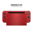 Red Snake Skin Pattern V3 // Skin Decal Wrap Kit for Nintendo Switch Console & Dock, Joy-Cons, Pro Controller, Lite, 3DS XL, 2DS XL, DSi, or Wii - Vinyl Skin Wrap for Nintendo Switch 2, OLED, Lite, Pro Controller, Wii & Classic Handhelds